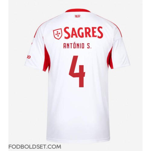 Benfica Antonio Silva #4 Tredjetrøje 2025-26 Kortærmet